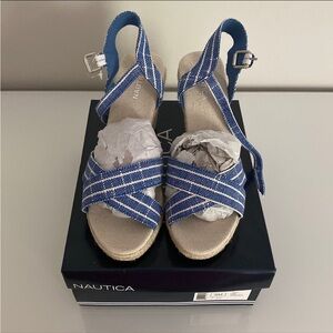 Nautica-NWT Wedges (Longshore/Peacoat model). Never worn.